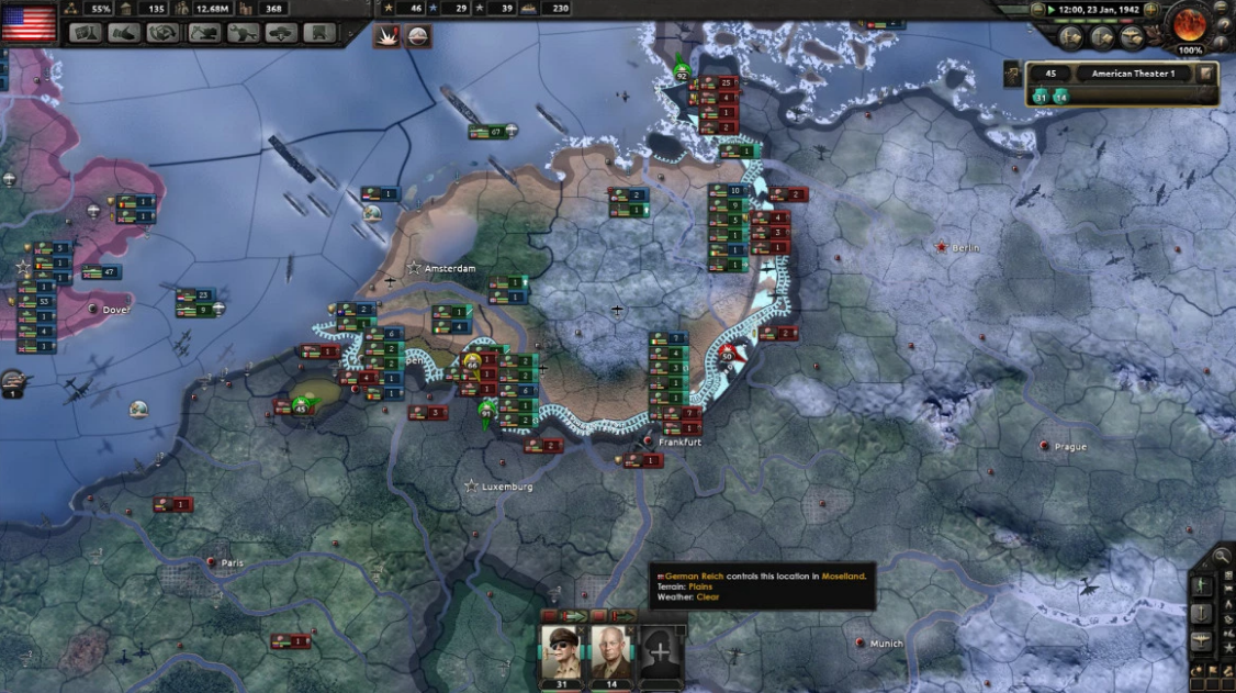 Hearts of Iron 4 Gameplay